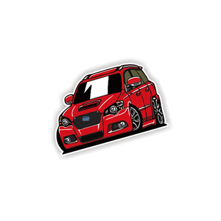 适用于#subaru Blitzen wagon汽车反光贴纸7686