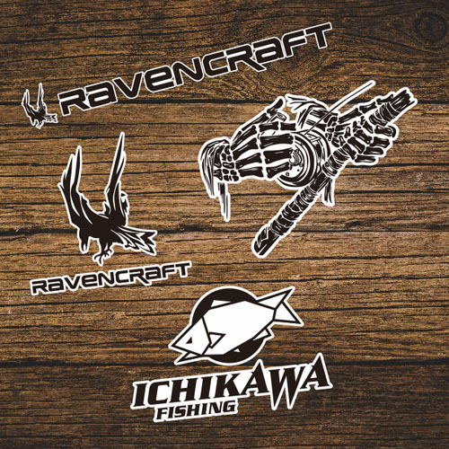 汉魂贴纸适用钓鱼LOGO贴纸钓箱贴纸路亚商标贴画支持1张起订 5977