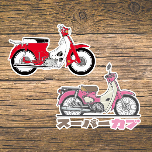 定制贴纸适用于本田幼兽SuperCub 幼崽C110摩托车贴纸定制贴7221