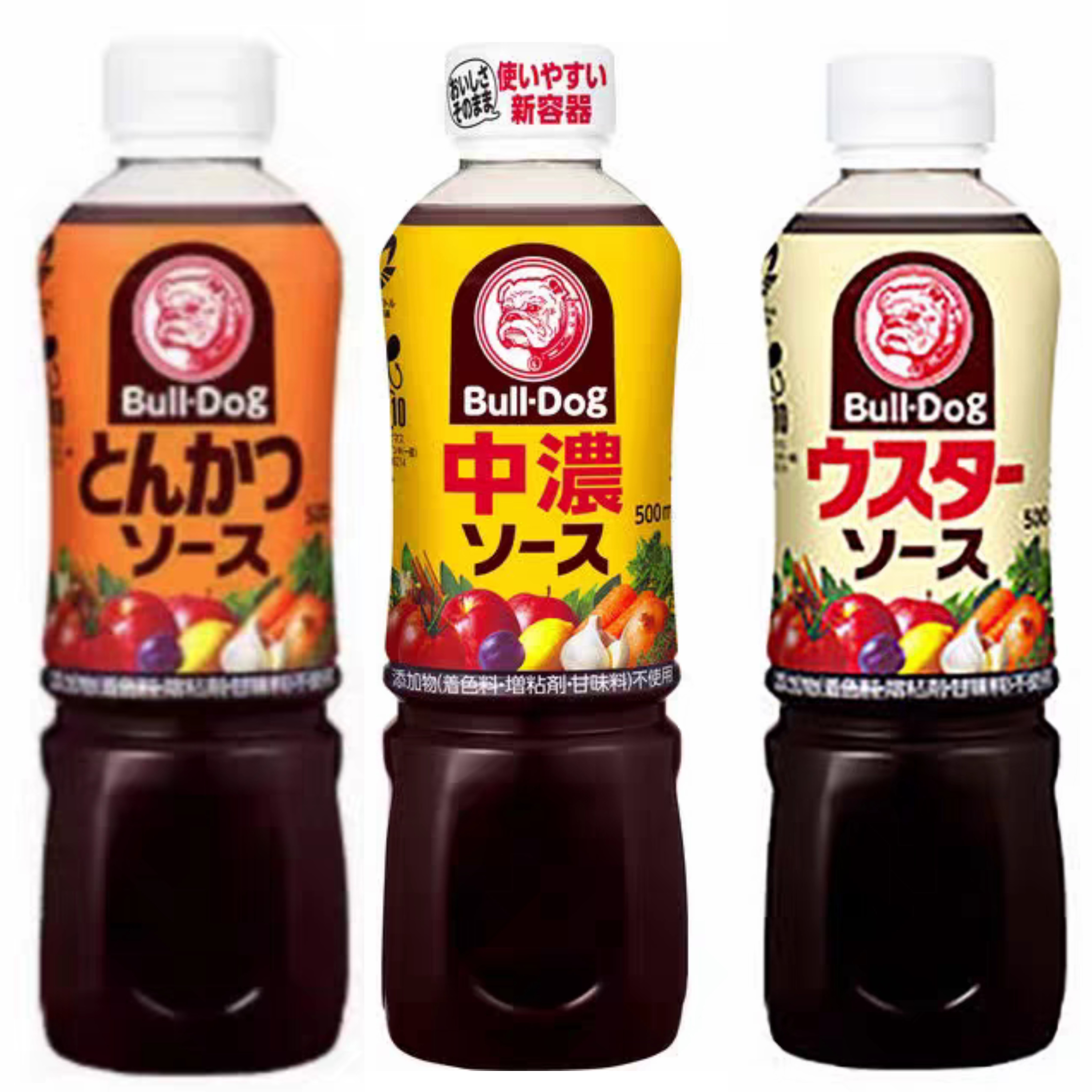 日本进口 bull-dog蓝狗中浓沙司 炸物酱汁 日式炸猪排调味酱500ml图片