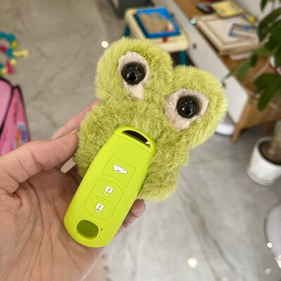 适用于马自达可爱青蛙钥匙套
