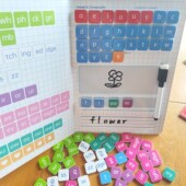 英文字母自然拼读游戏phonics小学生入门英语拼单词磁力贴玩教具