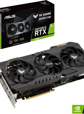 ASUS 华硕TUF-RTX3090-O24G-GAMING 电竞游戏显卡RTX4090显卡
