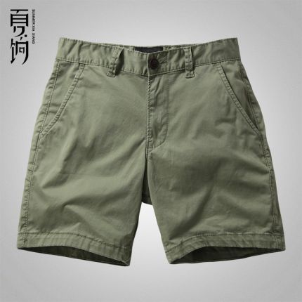 夏天休闲短裤弹力工装裤潮中裤多彩色三分裤沙滩裤大裤衩四分露膝