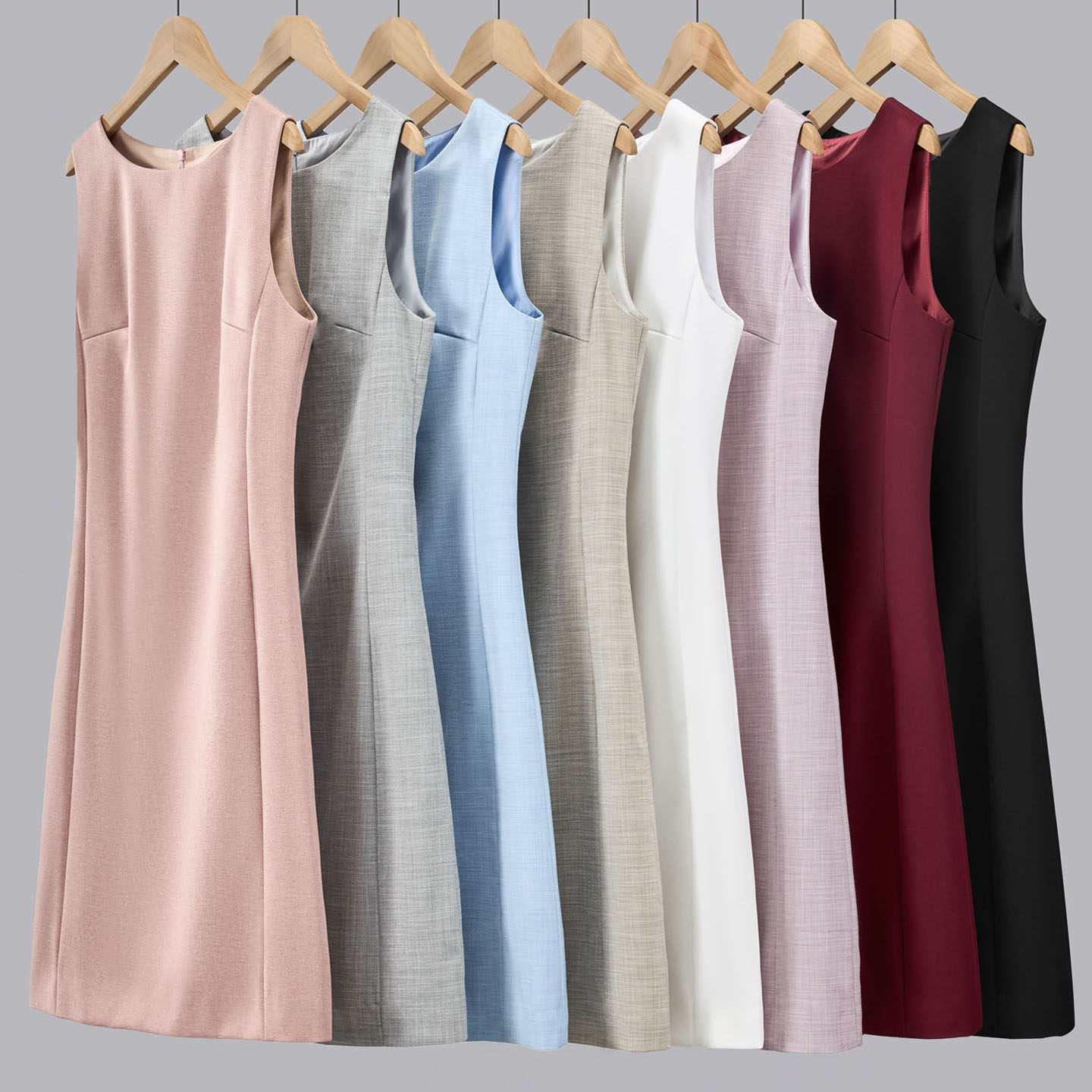 秋冬新款西装连衣裙百搭气质马甲裙保暖修身背心裙职业通勤西装裙