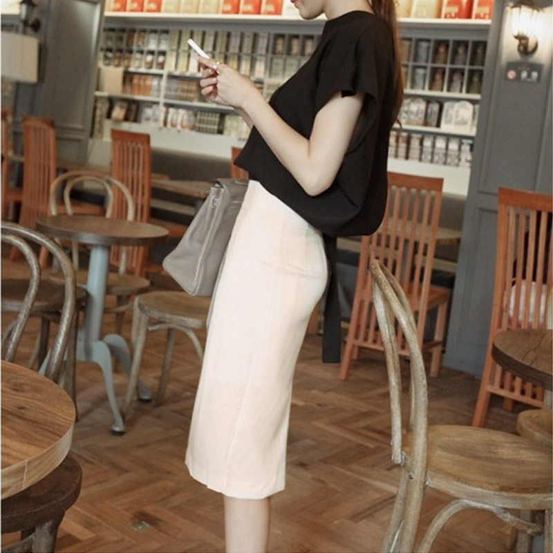 职业半身裙中长款夏女2025新款一步裙修身显瘦OL正装包臀裙西装裙