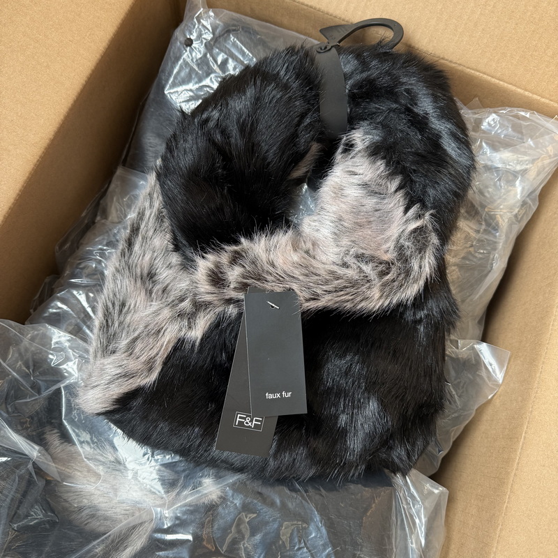 外贸仿皮草仿貂毛保暖围脖围巾