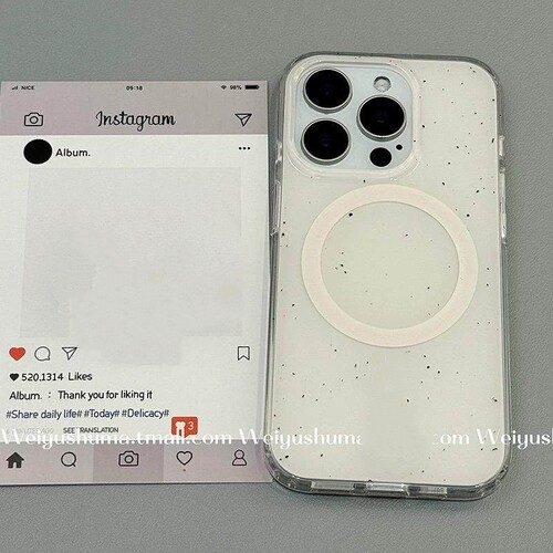 磁吸支架适用三星S25ultra/24/Note20/36韩系泼墨小狗A16可爱S20手机壳A22/23+A71女款S9+S21fe软54/56国际版
