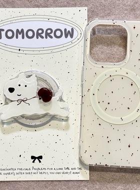 磁吸支架适用oppoA3/reno10/4se手机壳findx7/5pro奶白泼墨西多士卷毛A56/32/a57男女K11x/97/93s软套8全包边