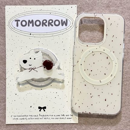 磁吸支架适用oppoA3/reno10/4se手机壳findx7/5pro奶白泼墨西多士卷毛A56/32/a57男女K11x/97/93s软套8全包边