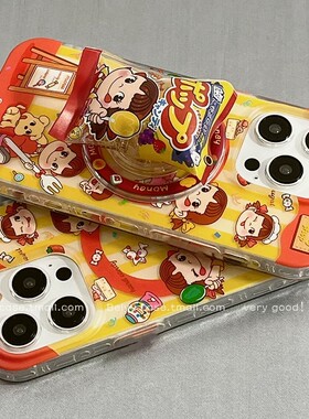 磁吸支架适用小米15/13U可爱不二家牛奶妹K80手机壳红米Turbo3日韩k70/60/note12t/civi4pro软套40+女新款50e