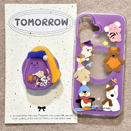 流沙磁吸支架适用oppoA3/reno10/4se手机壳findx7/5G茄子珍珠耳环A56/32/a57硅胶女孩K11x/A97/93s紫色8软pro