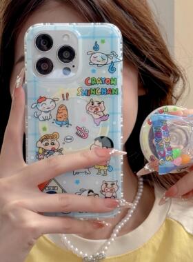 趣味个性糖果零食小新适用vivoiQOO12/11s/97手机壳neo10/8pro磁吸支架7Se/Z8/Z6女U3/5e全包Z5x新品Z1软套13