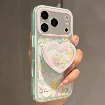 二合一魅族22适用RealmeGTneo8真我GT8pro手机壳15磁吸支架OPPOA6i萌角落生物3女款V13软壳a92s透明Q5保护套7