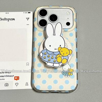 磁吸支架适用opporealmeGT5pro/neo9/6se手机壳V50/11/GT3女款8彩色波点粉色波浪条纹Q2/5i真我x7pro新23软z4