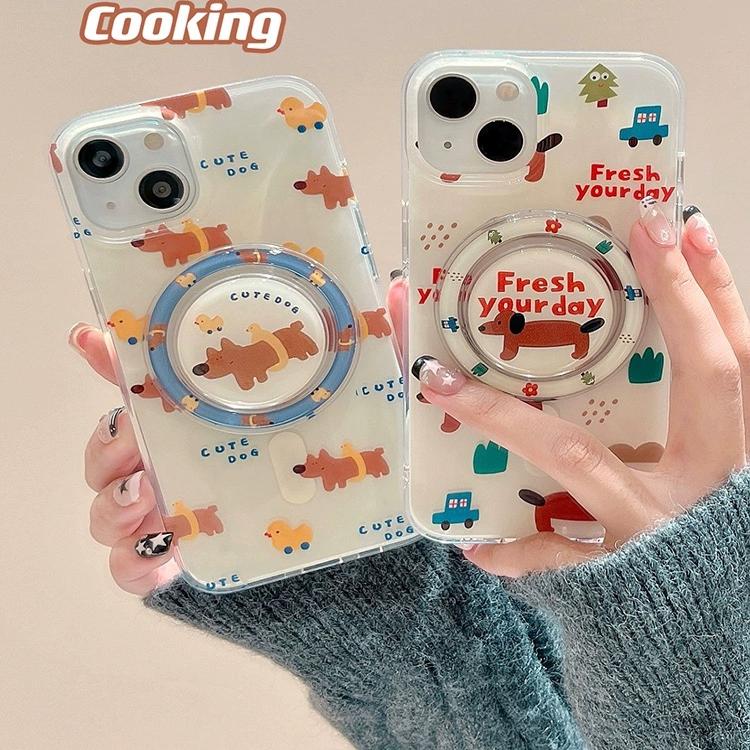 ins磁吸支架适用华为nova12/U/9可爱趣味8小众SE/5个性狗狗MATE60/40手机壳Pura70ultra软套p60畅享3男女情侣