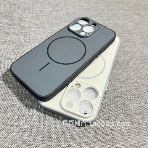 灰白色细圈磁吸适用OPPOreno15F手机壳PRO高级14海外国际版3全包A17肤感a6硅胶k12x软Realme9i防摔magsafeC85
