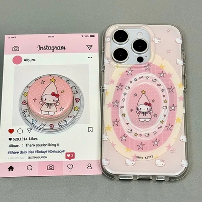 甜妹魔法帽卡通猫适用华为nova12/U/9磁吸支架8SE新品MATE50/40e手机壳Pura70ultra软套60畅享3少女pro防摔14