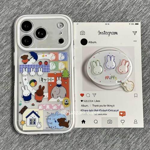 ins双层边框二合一适用一加Ace6手机壳Ace6T一加15磁吸支架Ace5至尊版1+Ace3女13T贴纸风兔子12透明Ace2pro软