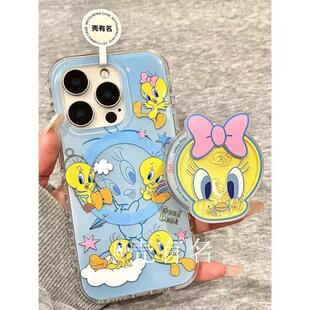 40e手机壳Pura70ultra软套防摔60畅享13女款 可爱卡通玩耍线条崔弟适用华为nova12 MATE50 9磁吸支架8SE新品