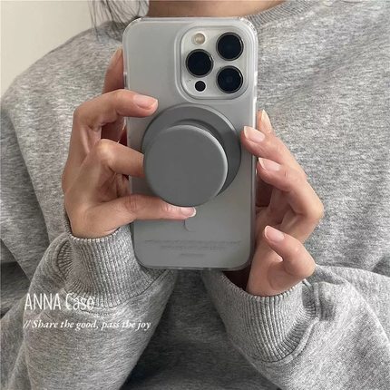 磁吸支架适用oppoA3/reno10/4se手机壳findx7/5pro高级银灰色冷淡风A56/32/a57男女K11x/97/93s软套8全包新品