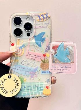 磁吸支架适用oppoA3/reno10/4se手机壳findx7/5pro田野风涂鸦旋转燕子秋A56/32/a57女K11x/97/93s软套8国际版