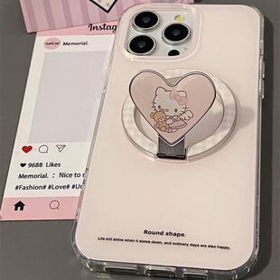 5pro可爱抱熊天使KT猫纯色A56 a57女K11x 磁吸支架适用oppoA3 93s软套8国际版 4se手机壳findx7 reno10