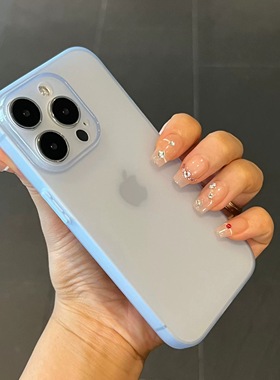 曼波绿半透明磨砂防指纹适用华为Pura70手机壳Nova12/11保护套P60art超薄Mate60/50pro女P40/30软tpu男10/9/8