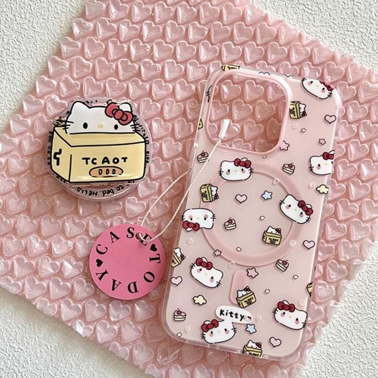 ins磁吸支架适用华为荣耀100/90华为magic6pro/80GT手机壳70se/X20/30可爱卡通kitty猫40i+畅玩50plus软套女