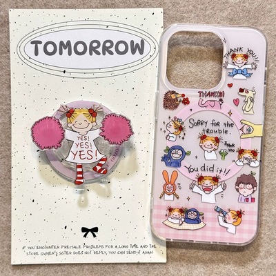 啦啦队COCO酱适用华为nova12/U/9磁吸转转支架8SE硅胶MATE60/40手机壳Pura70ultra软套5全包防摔60畅享13少女