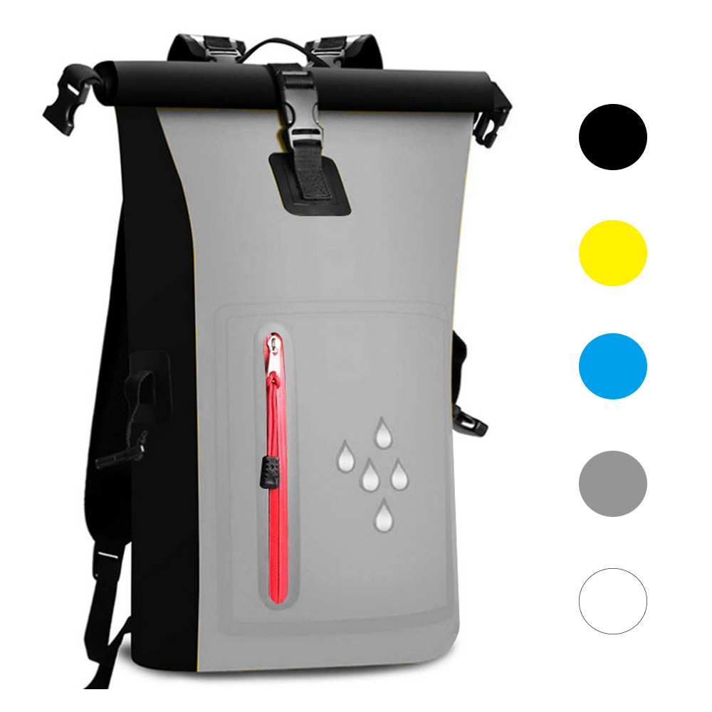 亚马逊热销户外PVC防水包 大容量男女防水漂流包 多功能防水背包