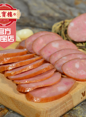 天宝楼蒜干肠熟食真空即食天津特产蒜蓉味火腿下酒菜风味小吃300g