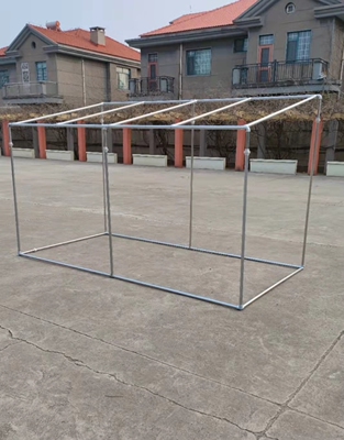 镀锌钢管水管遮阳雨棚花架瓜果葡萄架定制斜弯保温棚架