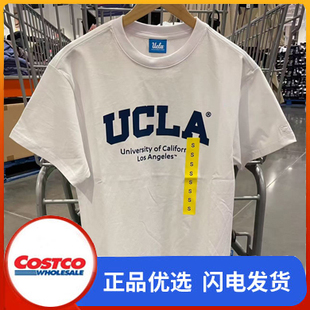 开市客Costco购UCLA男士圆领纯棉短袖T恤男夏季休闲潮T恤运动上衣