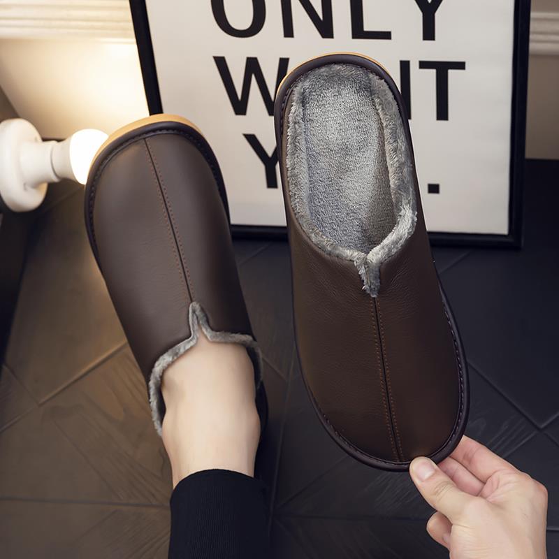 秋冬季居家拖鞋男女情侣家用室内防滑软底保暖家居拖鞋1119h