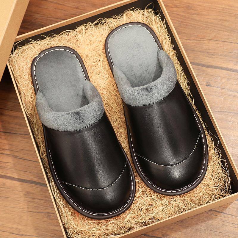 秋冬季家用拖鞋男女室内情侣居家防滑软底保暖家居毛拖鞋1119h