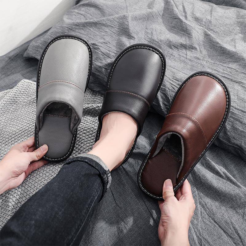 秋冬棉拖鞋男北欧拖鞋防滑室内防水居家用棉拖女1020u