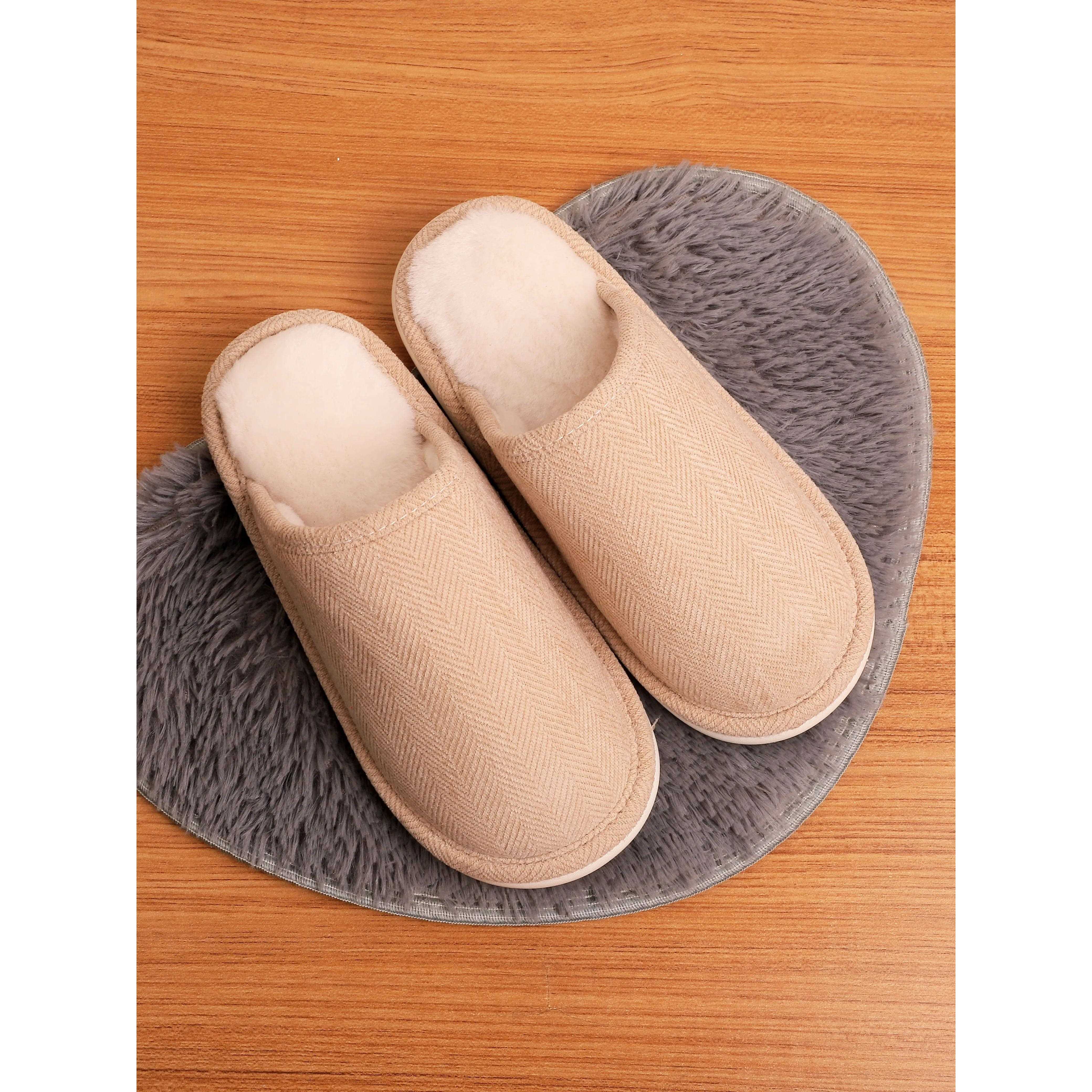 秋冬季男士新款拖鞋女室内家居防滑男款家用厚底保暖拖鞋1114n