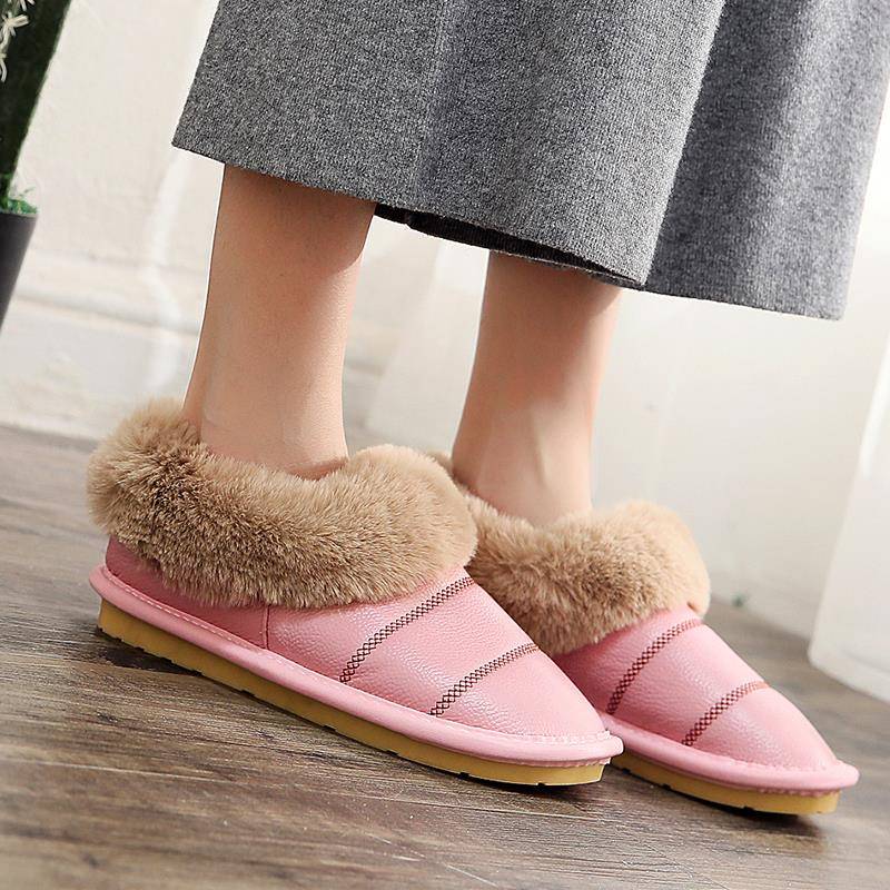 秋冬月子鞋包跟防水产后保暖室内底毛毛居家棉拖鞋女1020u