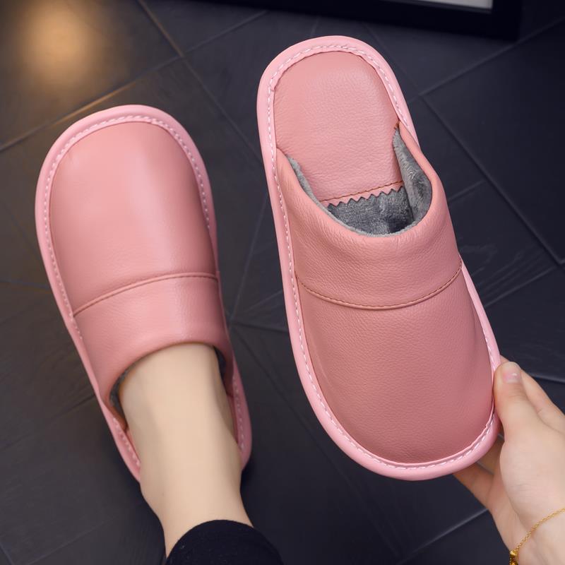 秋冬拖鞋居家女室内家用情侣防滑保暖木地板棉拖鞋男1020u