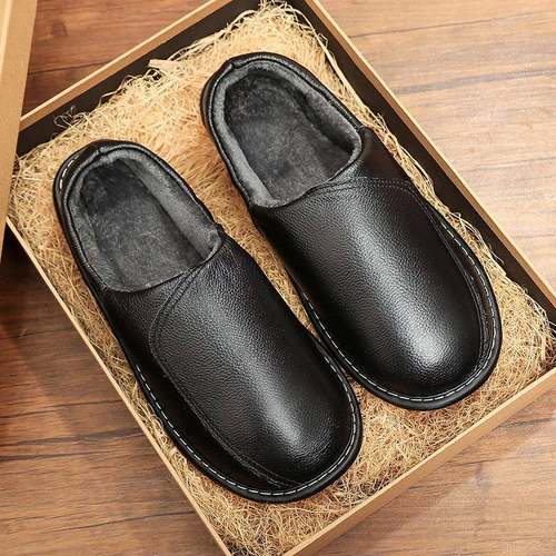 秋冬季拖鞋女包跟室内居家家用防滑厚底家居保暖鞋男冬天1119h