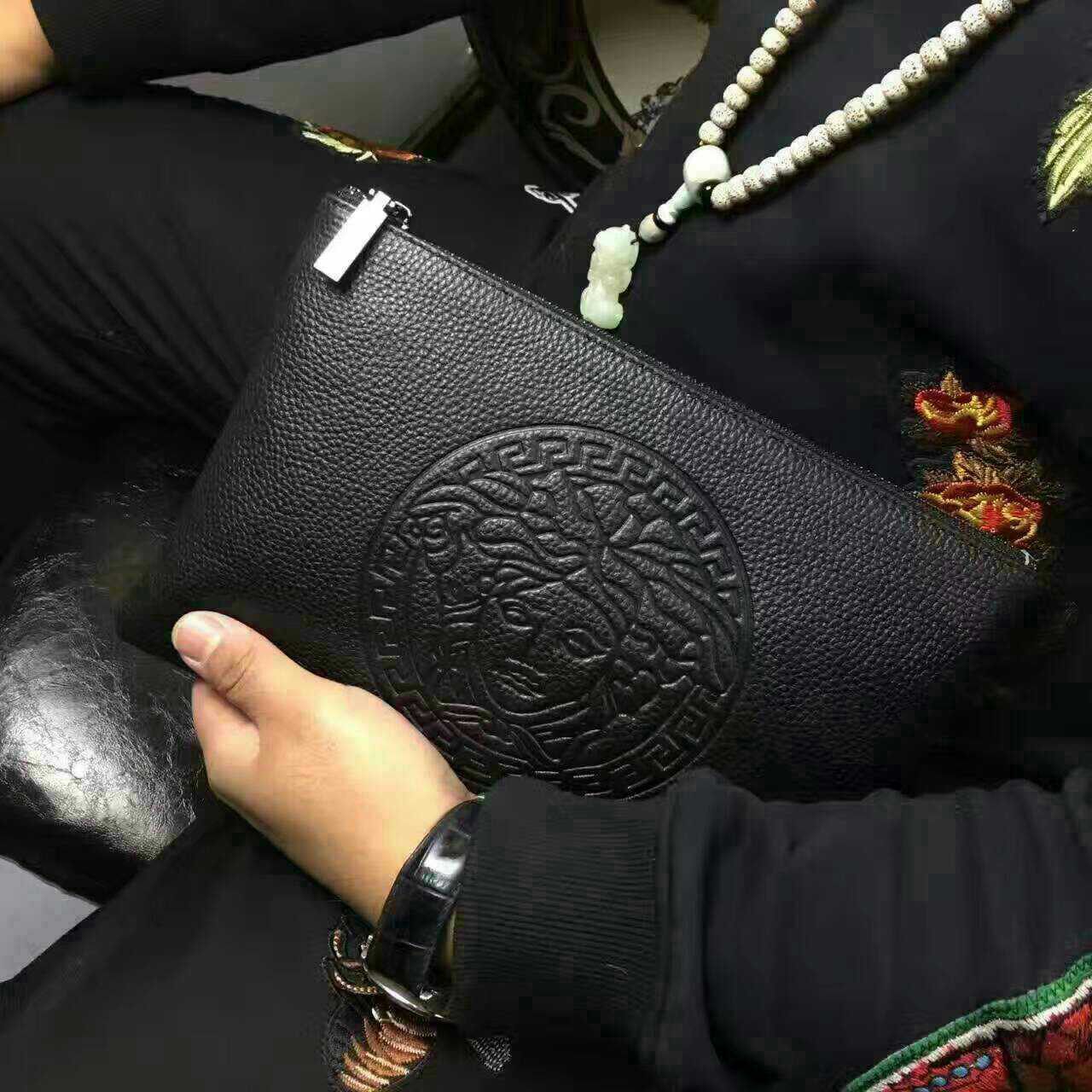 快手网红同款精神社会小伙包包单肩斜跨男手包手拿手抓钱包手夹包