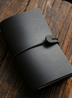 手工真皮手帐本复古疯马皮记事本怀旧头层牛皮旅行日记本可换本芯