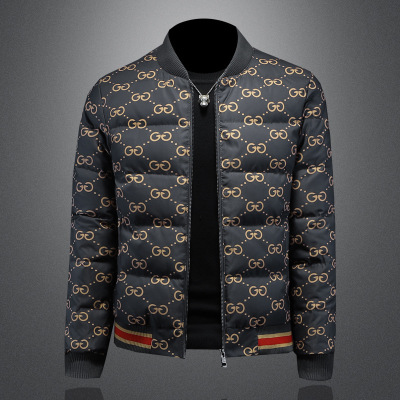 潮牌2025新款唯品会官方正品牌男装四海龙冬季90%白鸭绒羽绒服潮