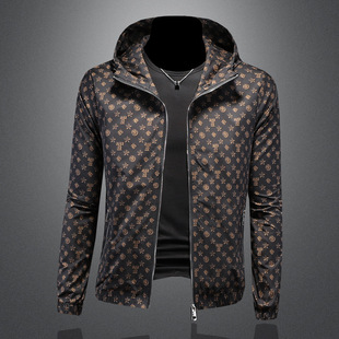 男装官方1943s男2025新款堡狮龙春秋新款连帽夹克男欧货高品质韩