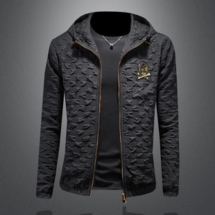 男装官方1943s男2025新款堡狮龙2024年春秋新款连帽夹克男欧洲站