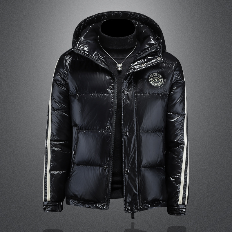 官方ira七彩马2025男装正品牌保暖羽绒服潮流时尚连帽休闲外套