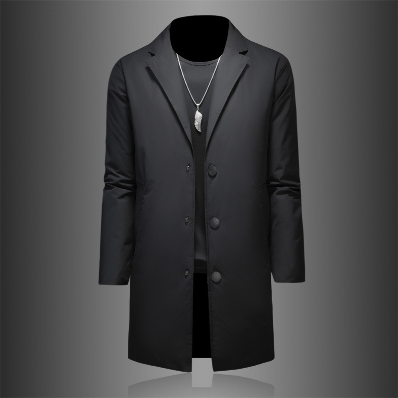 官方ira七彩马2025男装正品牌忘不了冬季中长款羽绒服保暖外套