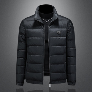 官方ira七彩马2025男装正品牌欧货冬季保暖羽绒服立领休闲外套