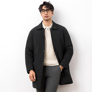 1943s男装官方唯品会正品牌七号仓库冬羽绒服男中长款潮保暖外套